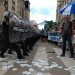 Represión contra lxs trabajadorxs de prensa en el CCK Foto: SiPreBA