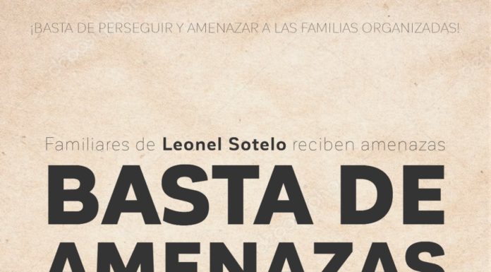 Basta de amenazas, no les tenemos miedo