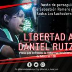 Conferencia de prensa por la libertad de Daniel Ruiz