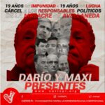 Juicio y castigo a los responsables políticos de los asesinatos de Darío y Maxi